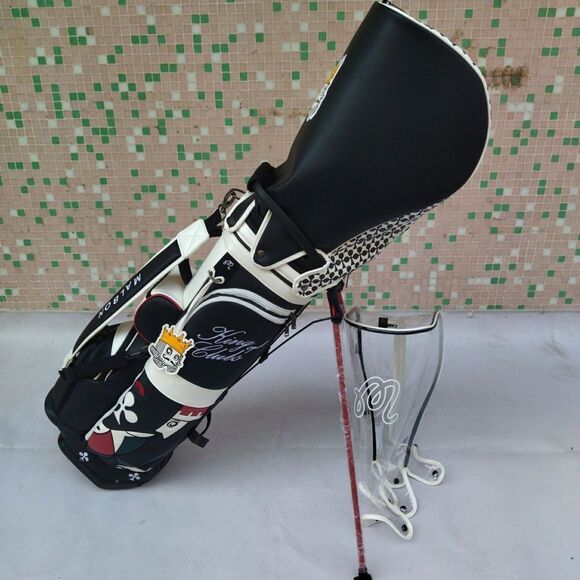 Malbon Golf Caddy Bag Stand Type Lightweight - Picture 2 of 7